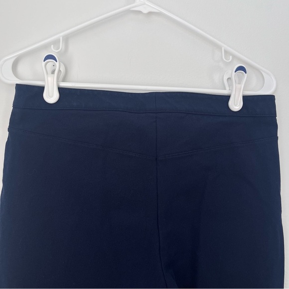 Theory Women's Blue Eco New Bistretch Crop Pants Size 2 - Picture 7 of 10